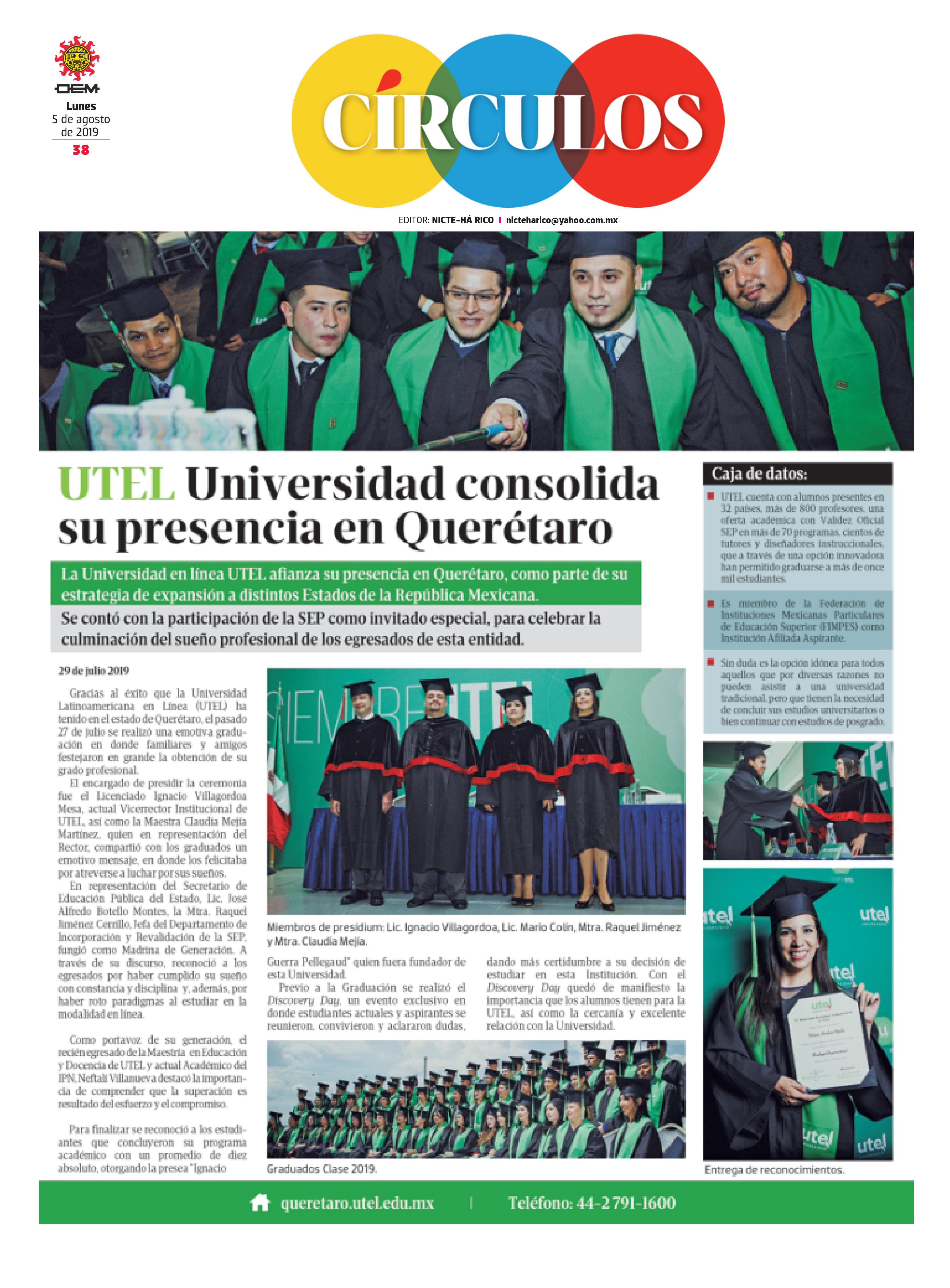 UTEL consolida su presencia en Querétaro