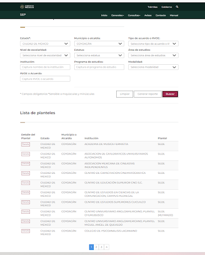 Type of Agreement (RVOE)